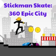 Stickman Skate: 360 Epic City